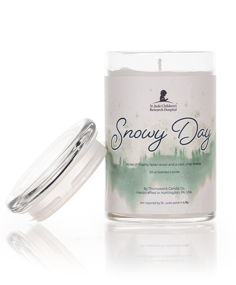 Primary image St. Jude Snowy Day 24 oz. Candle